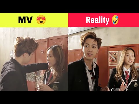 BTS MV Vs REALITY 🤣