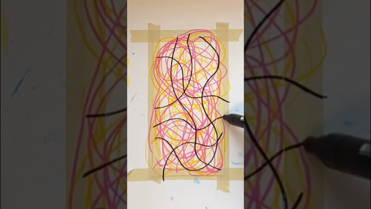 Super Easy Art Journaling Idea with Posca Markers 