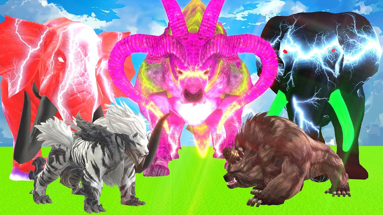 Incredible Animals Race vs Dinosaurs vs Prehistoric Mammals Speed Race Run: Who Will Win?ARBS #2026