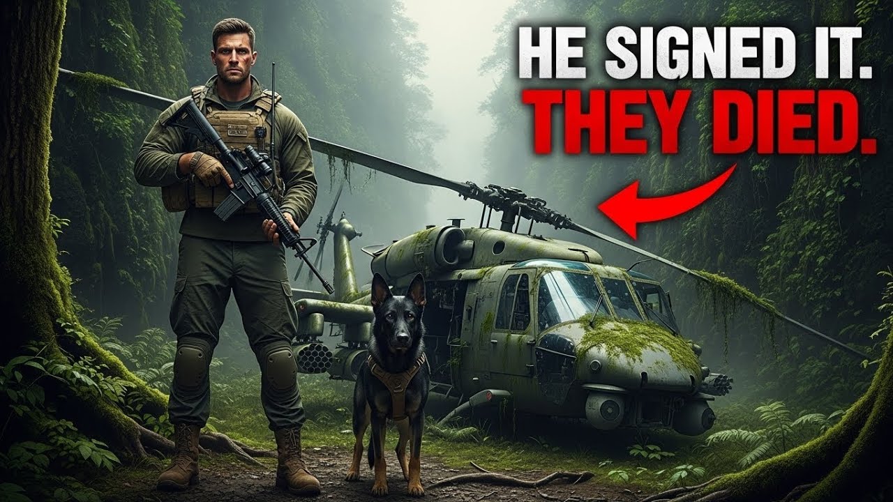 Navy SEAL and His Dog Found a Crashed Helicopter — The Signature Inside Changed Everything.