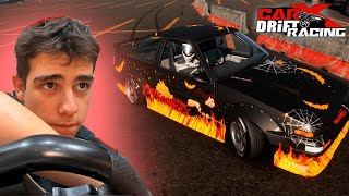 картинка: УЧУСЬ ДРИФТИТЬ НА РУЛЕ! КАКОЙ ЖЕ Я ОВОЩЬ... (CarX Drift Racing)