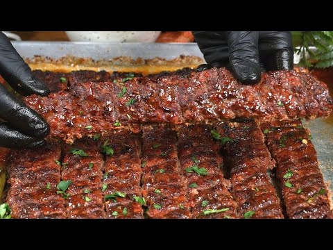 طبخ كفتة الصينية السريعة في الفرن بدون أسياخ وبدون شواية Easy And Fast Kofta Kebab In A Oven 