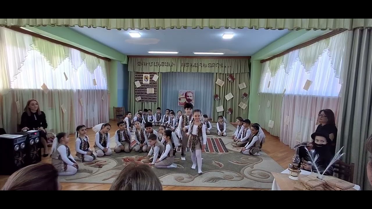 Եղվարդի համար 1 մանկապարտեզ || Թիթեռնիկ խմբի հանդեսը նվիրված մեծն Թումանյանին || Դաս. Մ. Վարդանյան