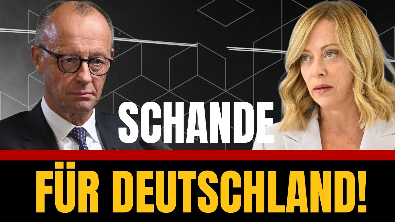 Meloni kontert Merz – “Schande für Deutschland” sorgt für Aufsehen