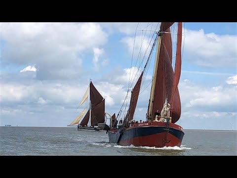Swale,Thames sailing barge race 2021.