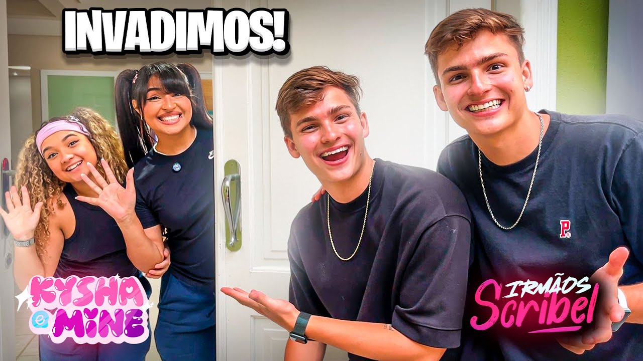 CONHECEMOS A CASA DA KYSHA E MINE QUERIDA ! •Irmãos Scribel•