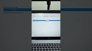 How to Change BIOS Language in HP ProBook #hplaptop