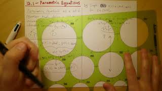 Math 141 Section 12.1 - Parametric Equations