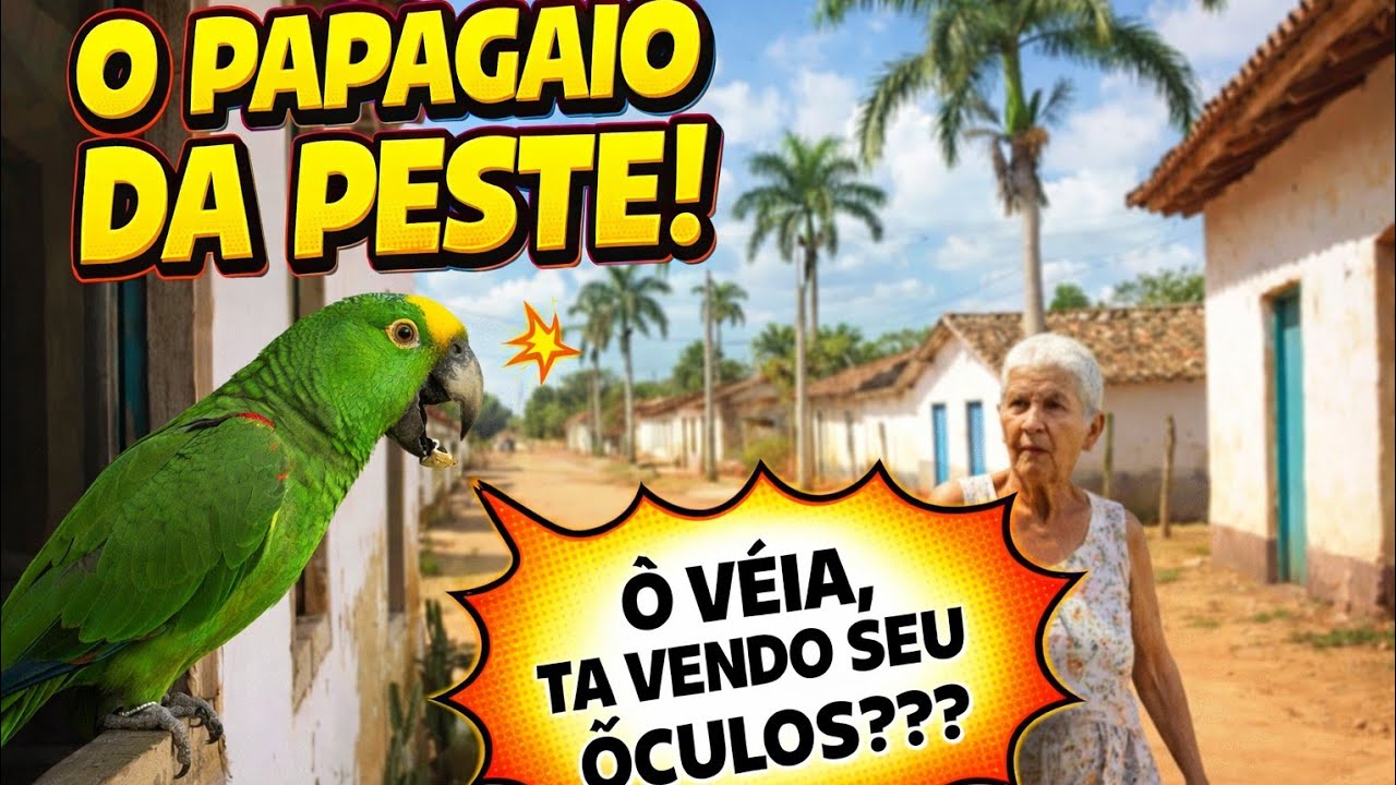 O PAPAGAIO DA PESTE NÃO PERDOA NINGUÉM 😂🦜