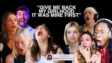 people reacting to the girlhood line in would