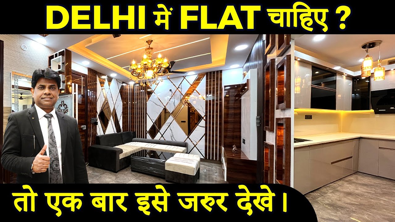 Fully Furnished 3 BHK Flat For Sale in Uttam Nagar Delhi Luxurious