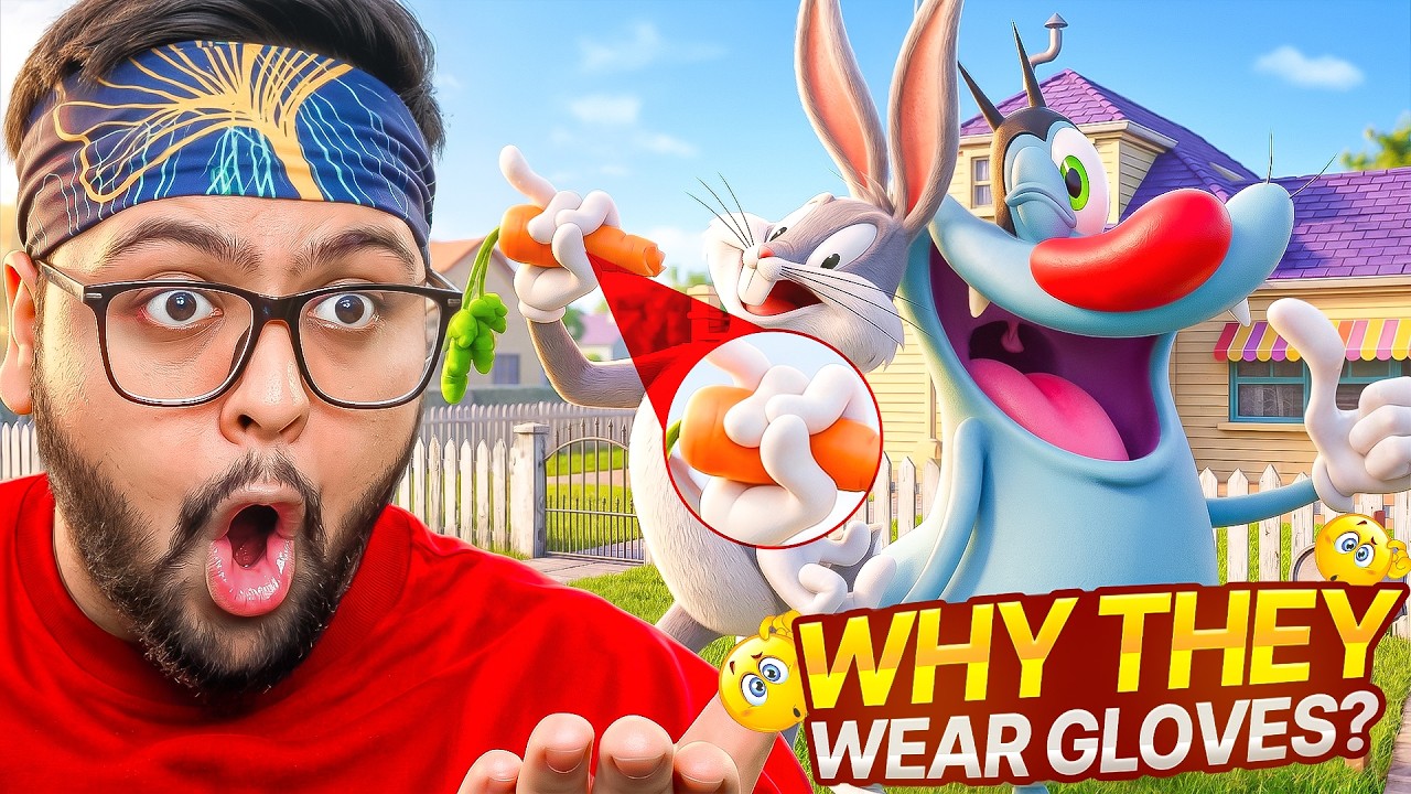 THE SECRET BEHIND WHY CARTOONS WEAR GLOVES! 😱🧤