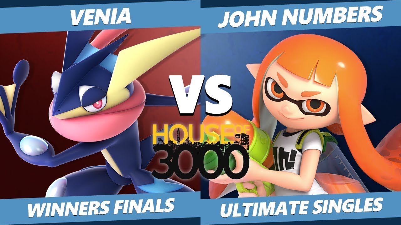 Smash Ultimate Tournament - Venia (Greninja) Vs. John Numbers (Inkling) SSBU Xeno 163 Pools