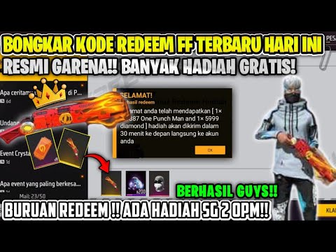 KODE REDEEM FREE FIRE TERBARU 13 FEBRUARI 2024 HARI INI