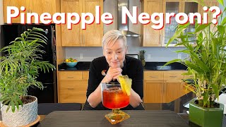My Ultimate Negroni | Pineapple Negroni
The weather is changing. We have rum, campari and sweet vermouth on deck today as we make a cocktail that warms us from the inside out. Three ingredient cocktails are in order!
So come with me as I try a Pineapple Negroni for the FIRST time ever!
I didnt regret it and neither will you. Its easy and delightful!
Come on..Lets just have a Pineapple Negroni on the Lanai! Cheers!
The Pineapple Negroni | Cocktail Ingredients
1 oz. (30 ml) Pineapple Rum (Stippins Fancy)
1 oz. (30 ml) Campari
1 oz. (30 ml) Sweet Vermouth
Garnish with a pineapple wedge
Recipe Source:
Drinks on the Lanai: Cocktails, Mocktails And Cheesecake Inspired
By The Golden Girls. Written by: Elouise Anders
Tweaked by: The Home Bartender with Ann 😬
Next Week Ill be posting two videos and making a cocktail using:
Cinnamon Syrup...Stay Tuned!
Join me on my journey into classic & vintage cocktail making with this video and many others. Please SUBSCRIBE, LIKE, SHARE and hit the notification bell so youll be the first to get the newest cocktail video each week.
Thanks so much for watching.
Cheers and be well!
Ann!
Discount Codes:
Head over to SurfSide Sips for all of you Glass Straw, Cocktail pick and Stirrer Stick needs!
Use my referral code to get 20% off!
Https://surfsidesips.com/?ref=116swax​​...
*Use Code: HBANN20
The Flying Hostess on Etsy: Cocktail Glasses and so much more.
*Use Repeatflyer15 for 15% off at checkout.
Please mention the Home Bartender Ann under the Buyers Comments.
Grab a Set of Crew Bottles, they are amazing!
Https://crewbottleco.com/​
*Use Code: HBANN10 for 10% off at checkout.
Timestamps live here:
0:00 Intro
0:20 Ingredients
0:28 Making the the Pineapple Negroni
2:06 Trying the Cocktail
3:18 Recipe Card, more Videos to watch. Be Well!
#pictureandarecipe #pineapplerum #pineappleinfusedrum #cocktailinfusion #ruminfusion #tikicocktail #homebartenderann #rum #rumcocktail #cocktail #threeingredientcocktail My Ultimate Negroni | Pineapple Negroni