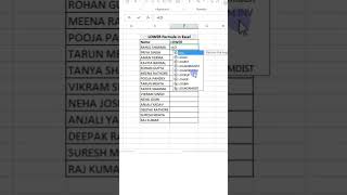 Excel Capital Text ko LOWER formula se 1 click me fix #excelshorts #tricks