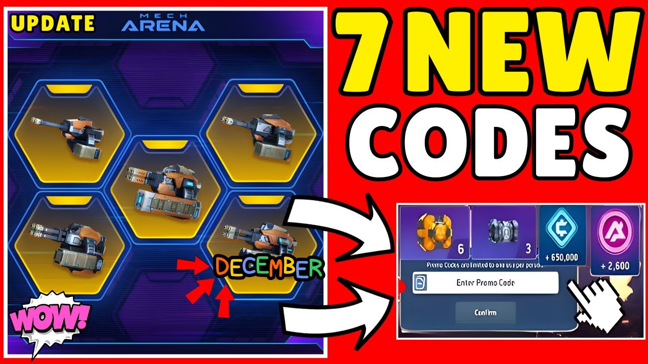 ⚠️ОБНОВЛЕНИЕ В ДЕКАБРЕ!⚠️ ПРОМОКОДЫ ДЛЯ MECH ARENA 2025 - ПРОМОКОДЫ ДЛЯ MECH ARENA 2025