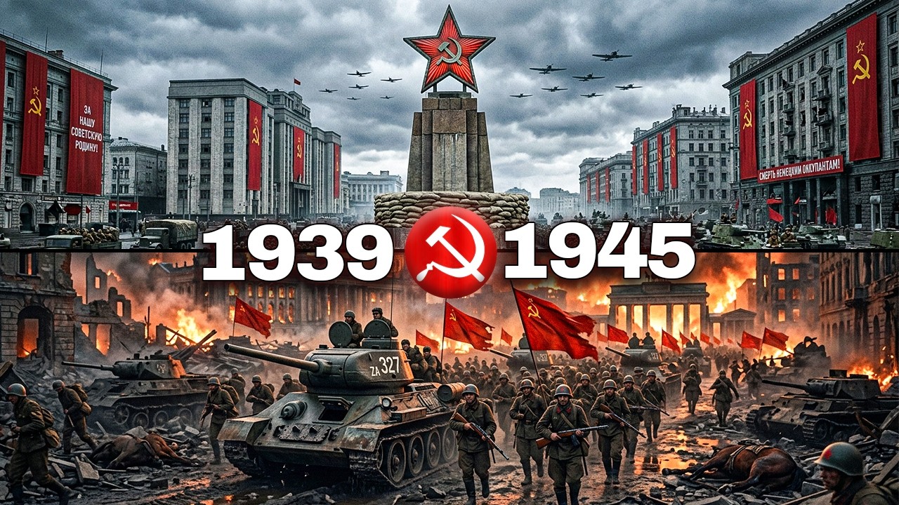 TODA la Segunda Guerra Mundial desde la Perspectiva de la URSS | A PURO COLOR