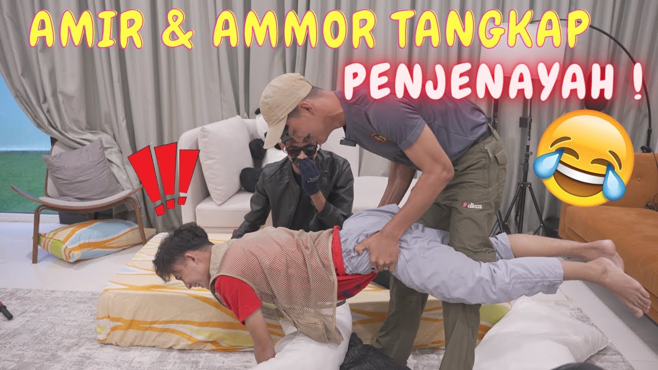 AMIR & AMMOR TANGKAP PENJENAYAH ! -GERAK KHAS DUO !