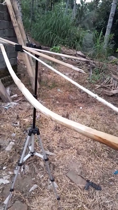 busur panah yang terbuat dari kayu #panahan #arrow