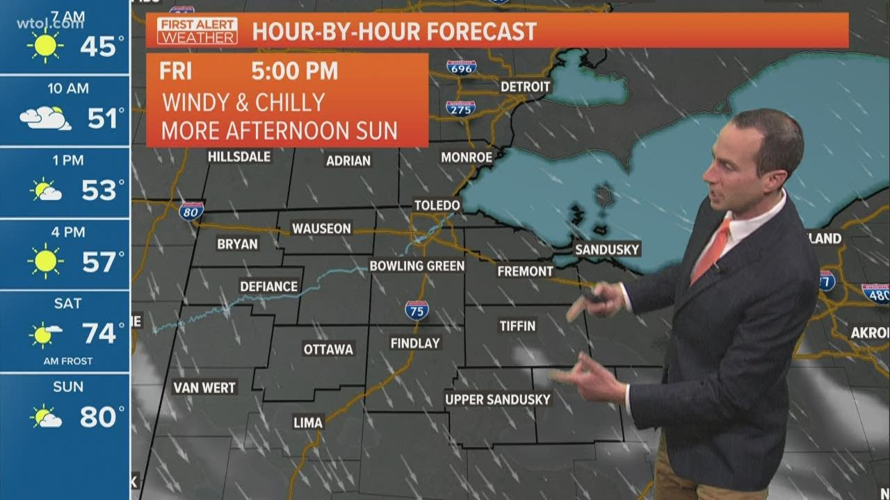 First Alert forecast: Windy and cool Friday - YouTube