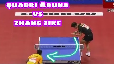 table tennis | zhang jike vs Quadri Aruna | jhang jike - the path i have chosen | sports shots