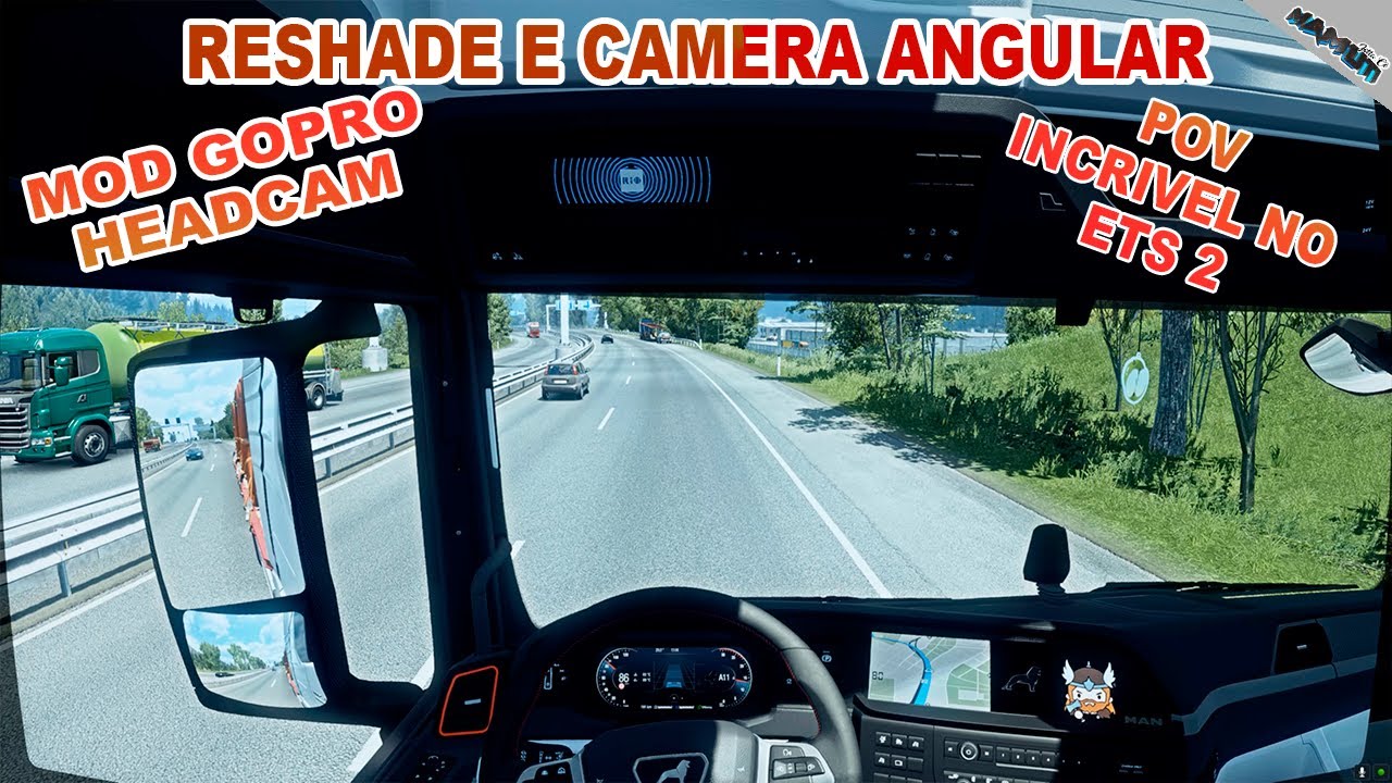 SEU ETS 2 SUPER REALISTA E IMERSIVO MOD GOPRO HEADCAM+RESHADE - YouTube