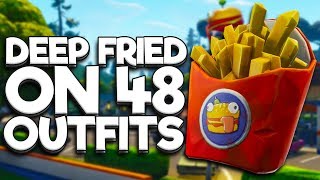 Deep Fried Back Bling On 48 Outfits - Fortnite Cosmetics