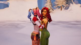 Harley Quinn and Poison Ivy kissing 💋