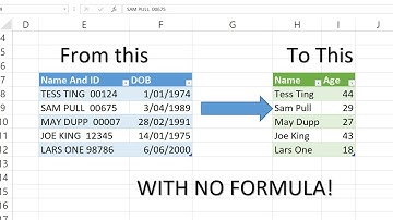 Power Query splitting data with No Fomulas