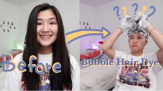 Dying my hair after 8 years! w/ at home Japanese bubble hair dye