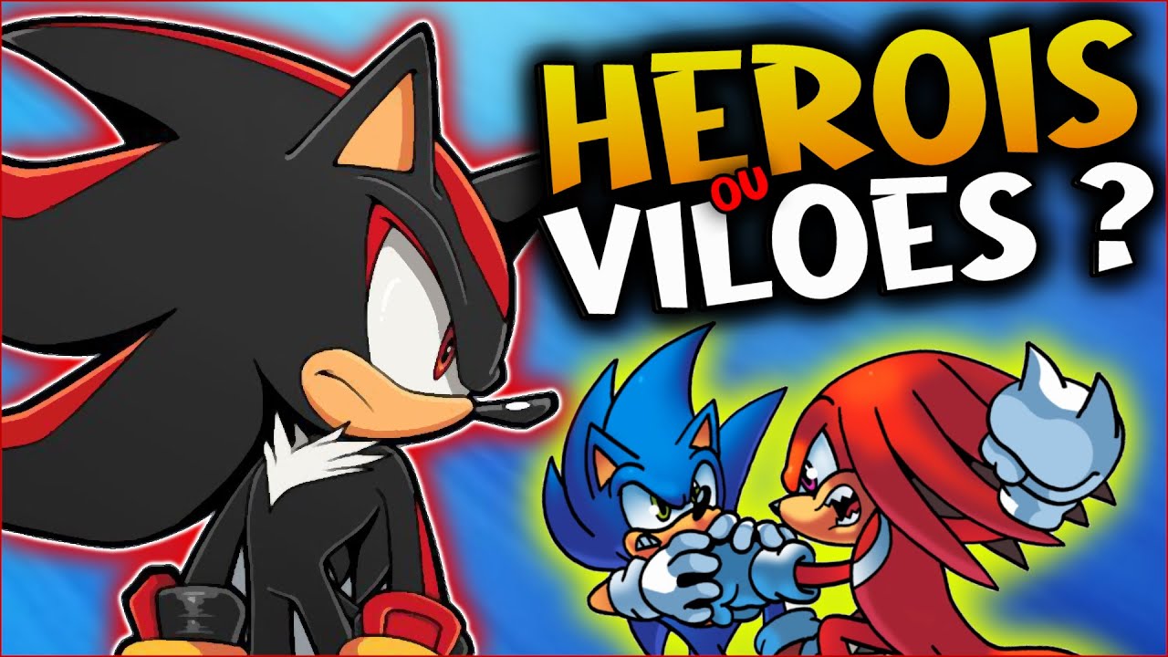 5 HERÓIS que começaram como VILÕES NA SÉRIE SONIC - YouTube
