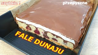 Słynne niemieckie ciasto Fale Dunaju 🍰 obłędnie pyszne ciasto z kremem 👌 Sprint Cooking