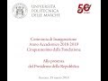 Inaugurazione 50esimo anno accademico