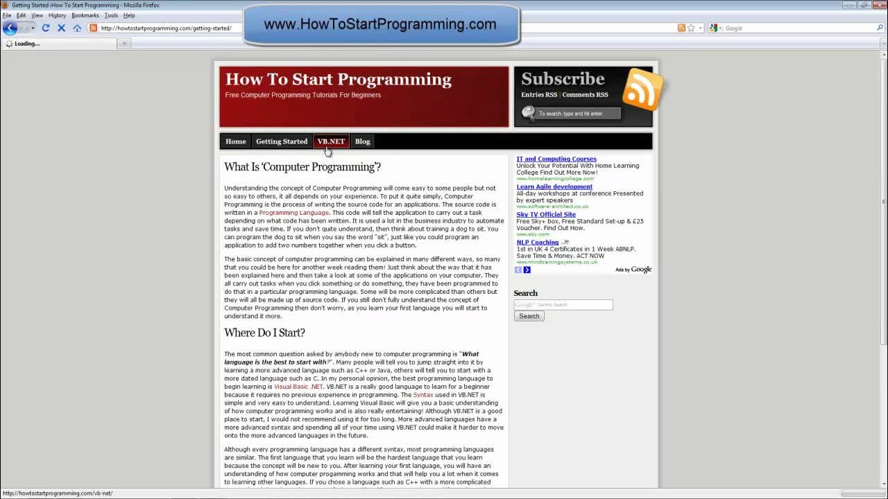 How To Start Programming - Free Programming Tutorials For Beginners ...