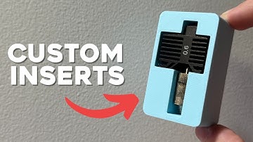 How to Create 3D Printed Custom Inserts for Tools and Organization | 3D Printing and Fusion Tutorial