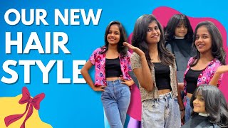 ഞങ്ങൾ എല്ലാവരും മുടി മുറിച്ചു |  OUR NEW  HAIR STYLE