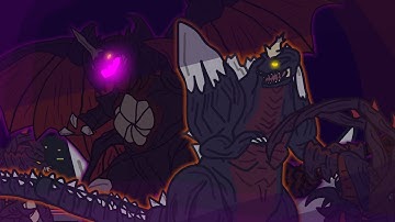 Spacegodzilla VS Destoroyah | Animation