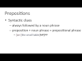 Week 4 Part 5 Prepositions and Conjunctions