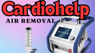 Cardiohelp Air Removal (Patient Reservoir)