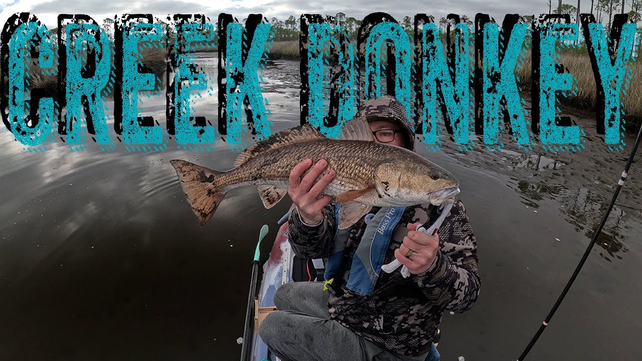 Hunting Redfish Deep In The Creeks Where No Boat Can Go 