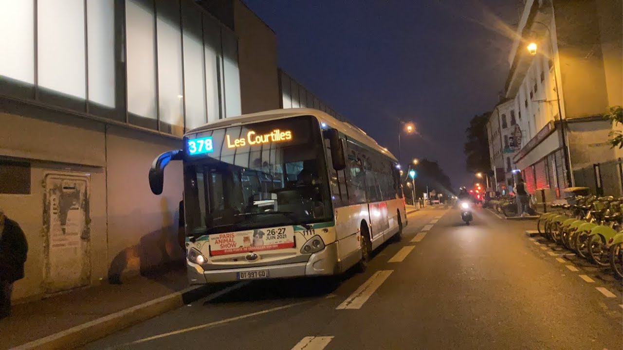 Ligne 378 — GX337 Hybride RATP BUS | 1111