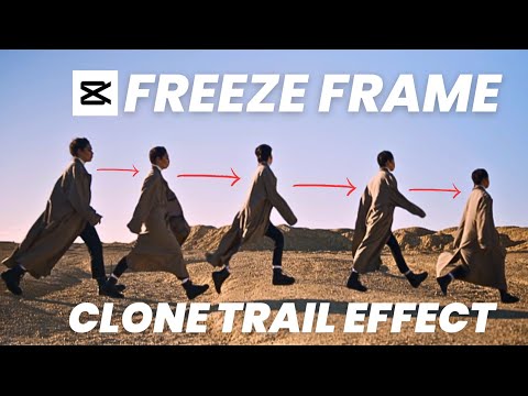 CapCut Tutorial: Advance Freeze Frame Clone Trail Effect.