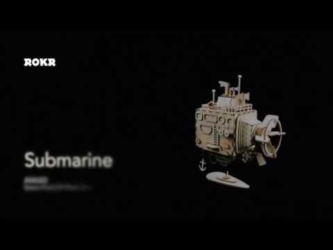 DIY Music Box AM680 Submarine by Robotime - YouTube