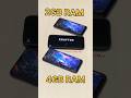 2GB RAM vs 4GB RAM😈 iPhone 17 PRO MAX vs 6GB vs 8GB vs S22 vs S24 vs S26 #shorts #freefire #bgmi