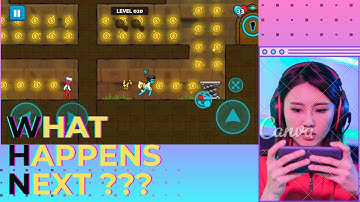 Red and Blue Stickman Gameplay Walk-through -Level 16 to 30