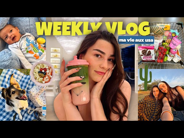 VLOG DANS MA VIE AUX USA : courses, pique-nique et moments précieux