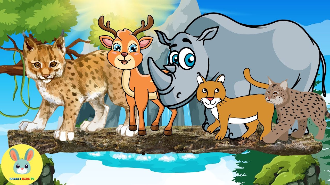 Zoo Animal Sounds More and More | Animal Sounds Song | Nursery Rhymes ...