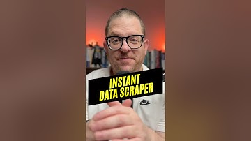 Use the Instant Data Scraper to quickly pull data from websites!