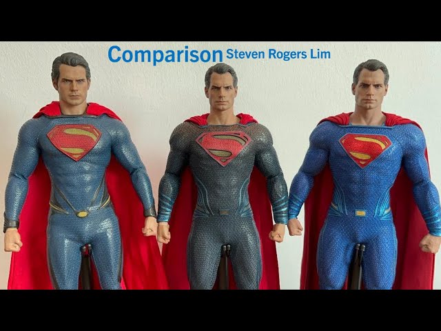 Hot Toys Comparison Superman Man of Steel MMS200 Clark Kent 1:6